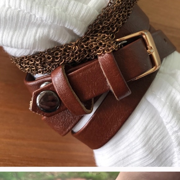 ▫️La Mer▫️ Brown Wrap Watch - Picture 2 of 4
